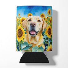 Load image into Gallery viewer, Labrador Retriever in Sunflowers Can or Bottle Hugger