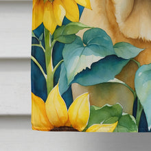 Load image into Gallery viewer, Labrador Retriever in Sunflowers House Flag