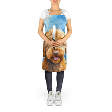 Load image into Gallery viewer, Labradoodle in Sunflowers Apron – Artist-Designed Kitchen, BBQ &amp; Craft Apron