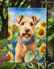 Load image into Gallery viewer, Lakeland Terrier in Sunflowers Garden Flag – Bright Dog-Themed Yard Decor