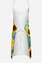 Load image into Gallery viewer, Leonberger in Sunflowers Apron – Artist-Designed Kitchen, BBQ &amp; Craft Apron