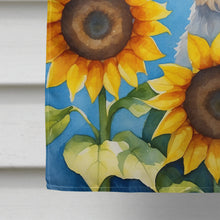 Load image into Gallery viewer, Maltese in Sunflowers House Flag