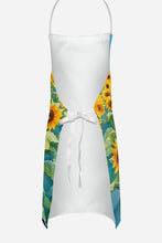 Load image into Gallery viewer, Manchester Terrier in Sunflowers Apron – Artist-Designed Kitchen, BBQ &amp; Craft Apron