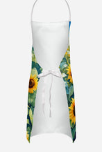 Load image into Gallery viewer, Mastiff in Sunflowers Apron – Artist-Designed Kitchen, BBQ &amp; Craft Apron