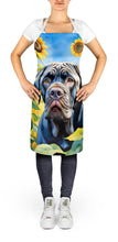 Load image into Gallery viewer, Neapolitan Mastiff in Sunflowers Apron – Artist-Designed Kitchen, BBQ &amp; Craft Apron