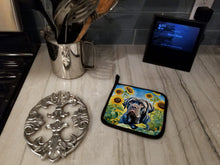 Load image into Gallery viewer, Neapolitan Mastiff in Sunflowers Pot Holders - Set of 2 Decorative Kitchen Helpers | Made in the USA