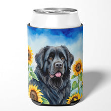 Load image into Gallery viewer, Newfoundland in Sunflowers Can or Bottle Hugger