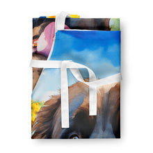 Load image into Gallery viewer, Newfoundland in Sunflowers Apron – Artist-Designed Kitchen, BBQ &amp; Craft Apron