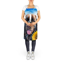 Load image into Gallery viewer, Newfoundland in Sunflowers Apron – Artist-Designed Kitchen, BBQ &amp; Craft Apron