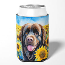 Load image into Gallery viewer, Newfoundland in Sunflowers Can or Bottle Hugger