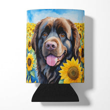 Load image into Gallery viewer, Newfoundland in Sunflowers Can or Bottle Hugger