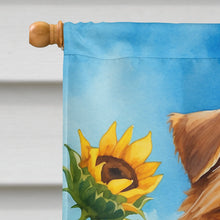 Load image into Gallery viewer, Norfolk Terrier in Sunflowers House Flag