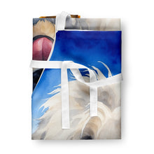 Load image into Gallery viewer, Old English Sheepdog in Sunflowers Apron – Artist-Designed Kitchen, BBQ &amp; Craft Apron