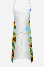 Load image into Gallery viewer, Otterhound in Sunflowers Apron – Artist-Designed Kitchen, BBQ &amp; Craft Apron