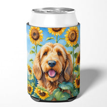 Load image into Gallery viewer, Otterhound in Sunflowers Can or Bottle Hugger