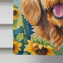 Load image into Gallery viewer, Otterhound in Sunflowers House Flag