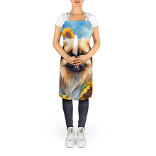 Load image into Gallery viewer, Pekingese in Sunflowers Apron – Artist-Designed Kitchen, BBQ &amp; Craft Apron