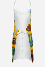 Load image into Gallery viewer, Pit Bull Terrier in Sunflowers Apron – Artist-Designed Kitchen, BBQ &amp; Craft Apron