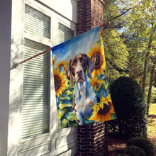 Load image into Gallery viewer, Pointer in Sunflowers House Flag