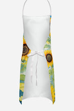 Load image into Gallery viewer, Pomeranian in Sunflowers Apron – Artist-Designed Kitchen, BBQ &amp; Craft Apron