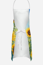 Load image into Gallery viewer, Black Poodle in Sunflowers Apron – Artist-Designed Kitchen, BBQ &amp; Craft Apron