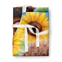 Load image into Gallery viewer, Chocolate Poodle in Sunflowers Apron – Artist-Designed Kitchen, BBQ &amp; Craft Apron
