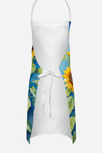 Load image into Gallery viewer, White Poodle in Sunflowers Apron – Artist-Designed Kitchen, BBQ &amp; Craft Apron
