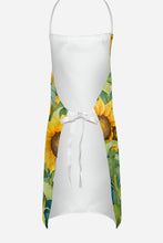 Load image into Gallery viewer, Portuguese Water Dog in Sunflowers Apron – Artist-Designed Kitchen, BBQ &amp; Craft Apron