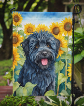 Load image into Gallery viewer, Puli in Sunflowers Garden Flag – Bright Dog-Themed Yard Decor