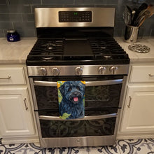 Load image into Gallery viewer, Puli in Sunflowers Kitchen Towel
