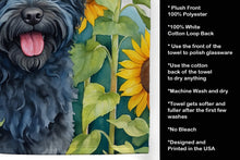 Load image into Gallery viewer, Puli in Sunflowers Kitchen Towel