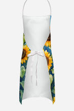 Load image into Gallery viewer, Saint Bernard in Sunflowers Apron – Artist-Designed Kitchen, BBQ &amp; Craft Apron