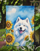 Load image into Gallery viewer, Samoyed in Sunflowers Garden Flag – Bright Dog-Themed Yard Decor