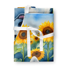 Load image into Gallery viewer, Samoyed in Sunflowers Apron – Artist-Designed Kitchen, BBQ &amp; Craft Apron