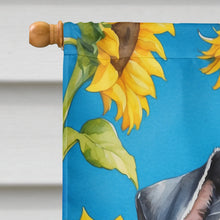 Load image into Gallery viewer, Schnauzer in Sunflowers House Flag
