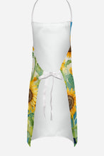 Load image into Gallery viewer, Scottish Deerhound in Sunflowers Apron – Artist-Designed Kitchen, BBQ &amp; Craft Apron