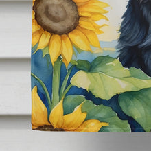 Load image into Gallery viewer, Scottish Terrier in Sunflowers House Flag