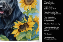 Load image into Gallery viewer, Scottish Terrier in Sunflowers Kitchen Towel