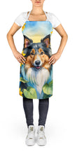 Load image into Gallery viewer, Sheltie in Sunflowers Apron – Artist-Designed Kitchen, BBQ &amp; Craft Apron