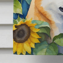 Load image into Gallery viewer, Shiba Inu in Sunflowers House Flag