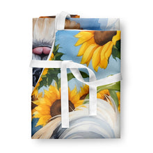 Load image into Gallery viewer, Shih Tzu in Sunflowers Apron – Artist-Designed Kitchen, BBQ &amp; Craft Apron