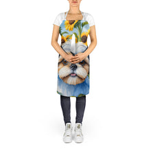 Load image into Gallery viewer, Shih Tzu in Sunflowers Apron – Artist-Designed Kitchen, BBQ &amp; Craft Apron