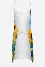 Load image into Gallery viewer, Siberian Husky in Sunflowers Apron – Artist-Designed Kitchen, BBQ &amp; Craft Apron
