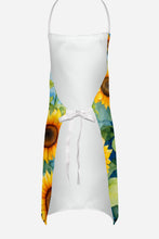 Load image into Gallery viewer, Vizsla in Sunflowers Apron – Artist-Designed Kitchen, BBQ &amp; Craft Apron