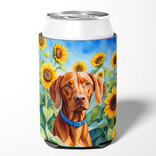 Load image into Gallery viewer, Vizsla in Sunflowers Can or Bottle Hugger