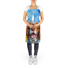 Load image into Gallery viewer, Welsh Springer Spaniel in Sunflowers Apron – Artist-Designed Kitchen, BBQ &amp; Craft Apron