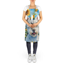 Load image into Gallery viewer, Westie in Sunflowers Apron – Artist-Designed Kitchen, BBQ &amp; Craft Apron