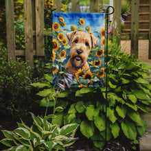 Load image into Gallery viewer, Wheaten Terrier in Sunflowers Garden Flag – Bright Dog-Themed Yard Decor
