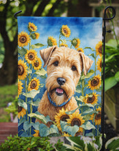 Load image into Gallery viewer, Wheaten Terrier in Sunflowers Garden Flag – Bright Dog-Themed Yard Decor