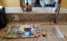 Load image into Gallery viewer, Affenpinscher The Chef Dish Drying Mat